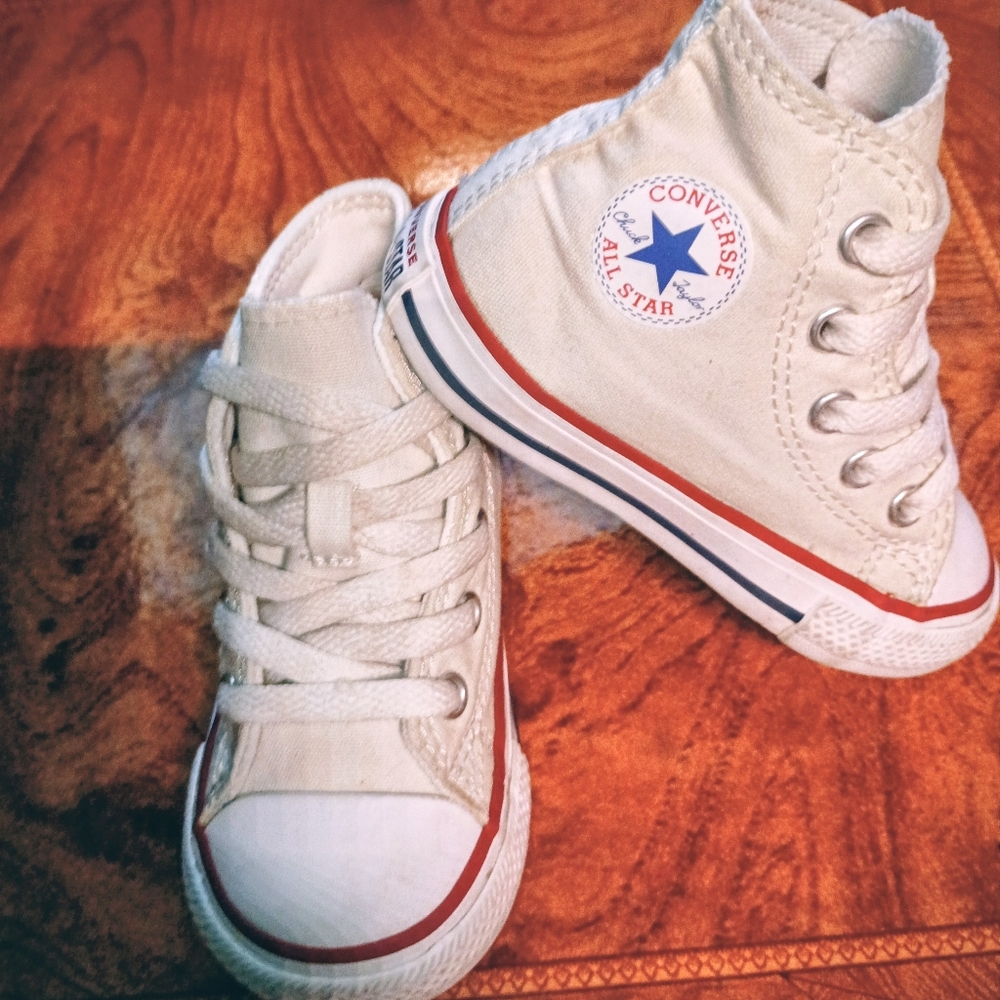 Converse Toddler High-Top Sneakers - White